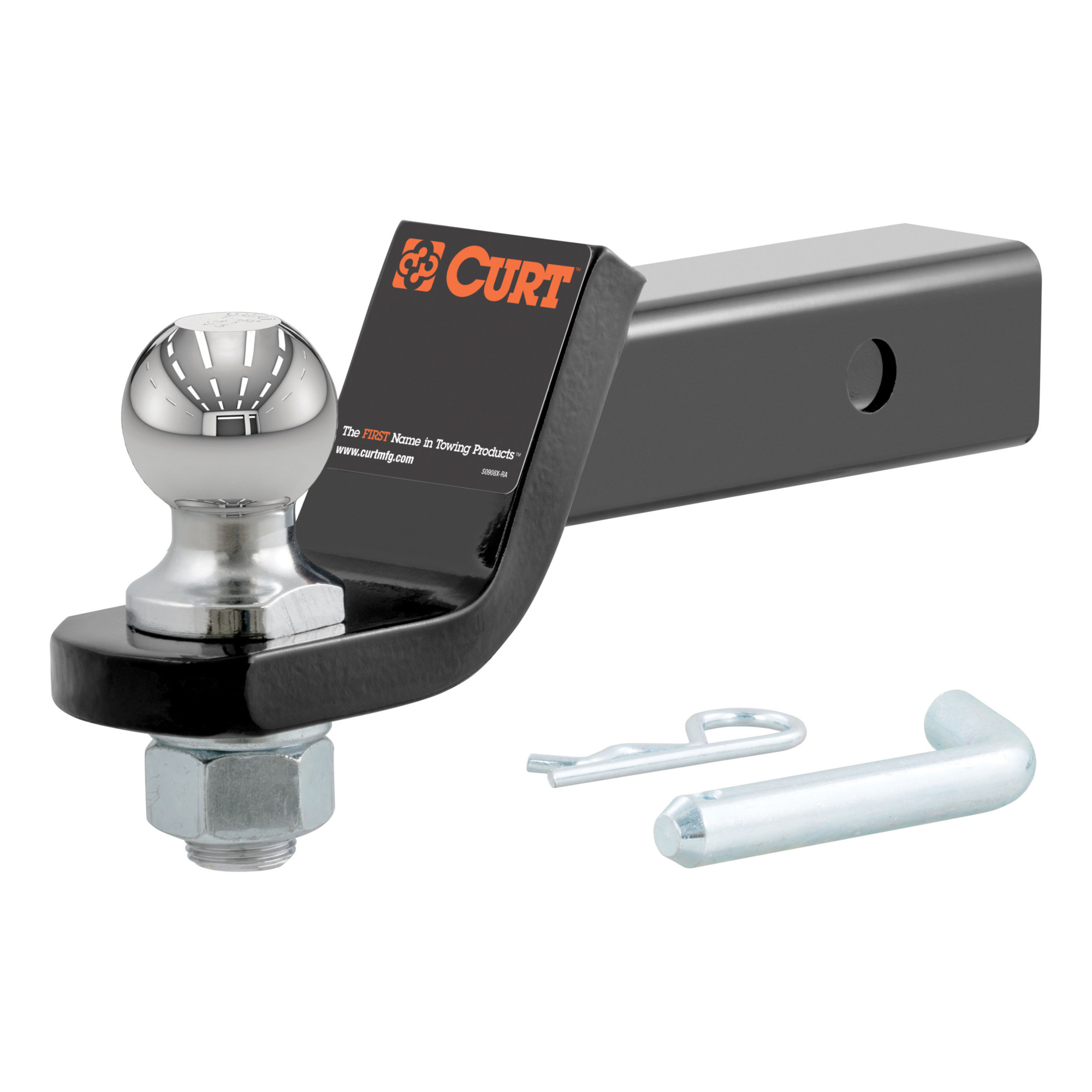Curt Manufacturing, Loaded Ball Mount w/ 1-7/8in. Ball (2in. Shank, 2in. Drop), Model# 45034